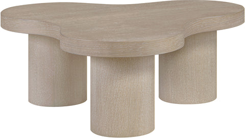 Harper Natural Oak Veneer And Solid Wood Coffee Table, 1 Piece