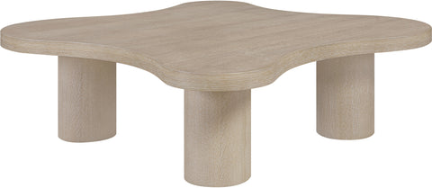 Harper Natural Oak Veneer And Solid Wood Coffee Table, 1 Piece (Style 2)