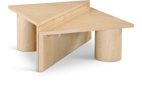 Rowan Natural Oak Veneer Coffee Table, 1 Piece