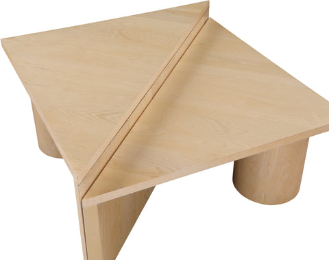 Rowan Natural Oak Veneer Coffee Table, 1 Piece