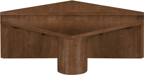 Rowan Walnut Oak Veneer Coffee Table, 1 Piece