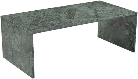 Harper Green Genuine Marble Coffee Table, 1 Piece (Style 2)