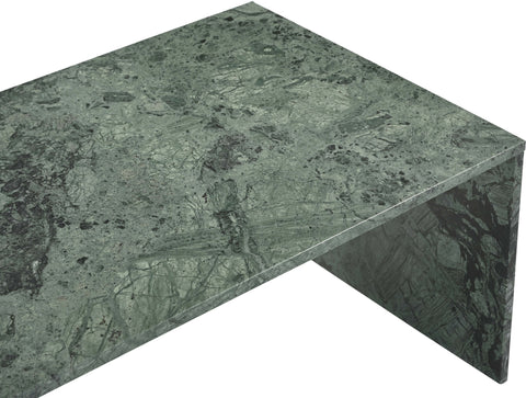 Harper Green Genuine Marble Coffee Table, 1 Piece (Style 2)