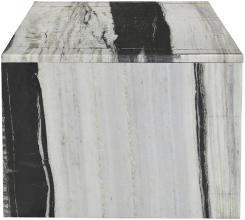 Harper Panda Genuine Marble Coffee Table, 1 Piece