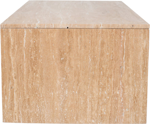 Harper Natural Travertine Coffee Table, 1 Piece
