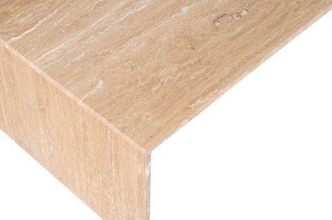 Harper Natural Travertine Coffee Table, 1 Piece