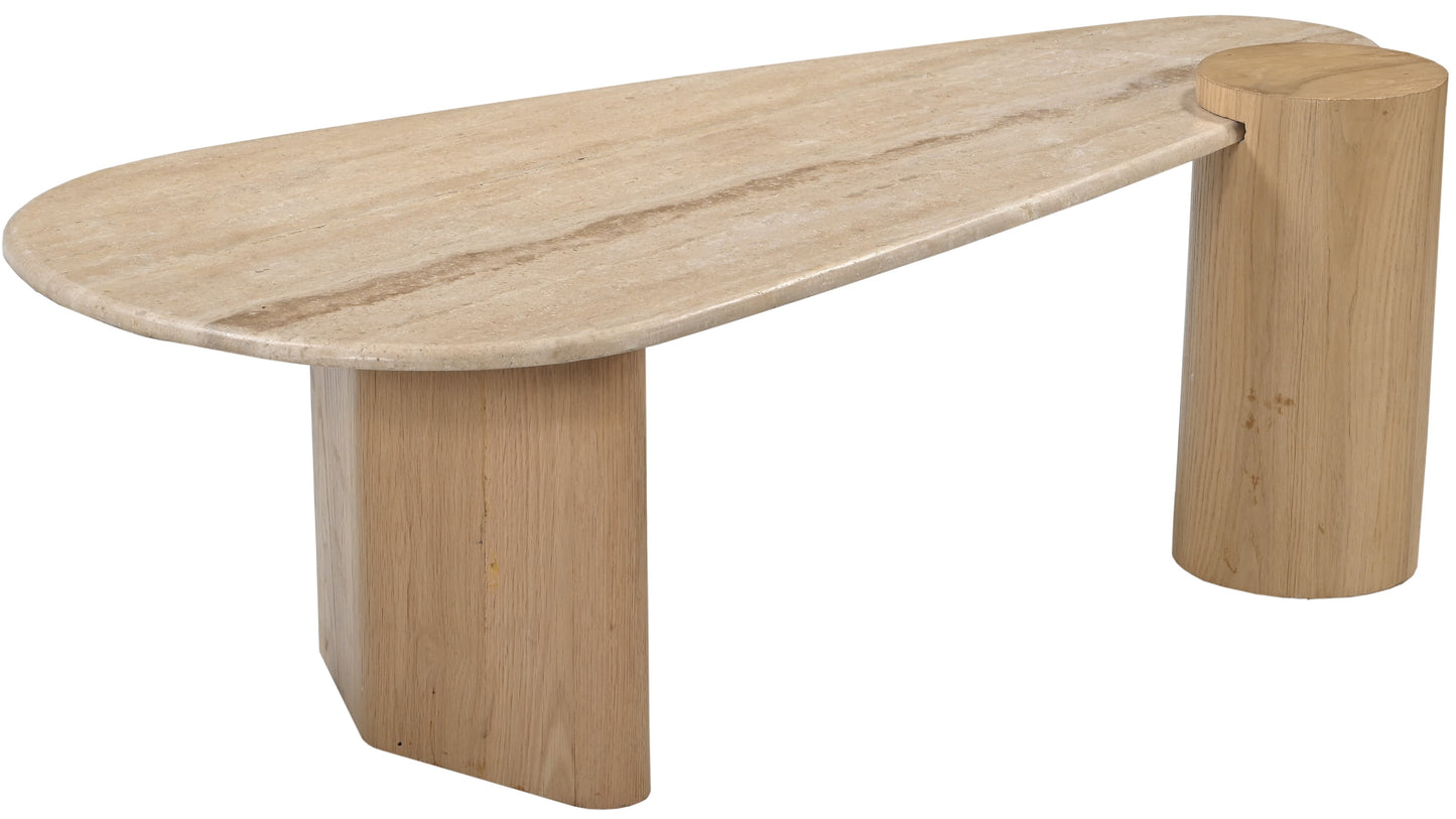 canova natural coffee table