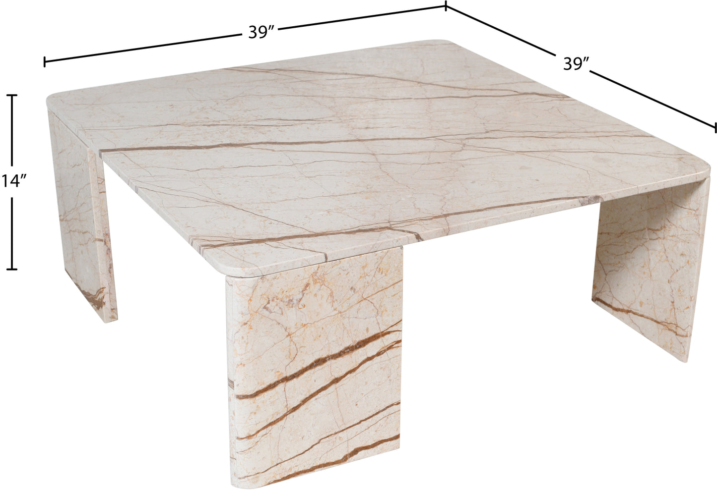 verona beige / light grey coffee table