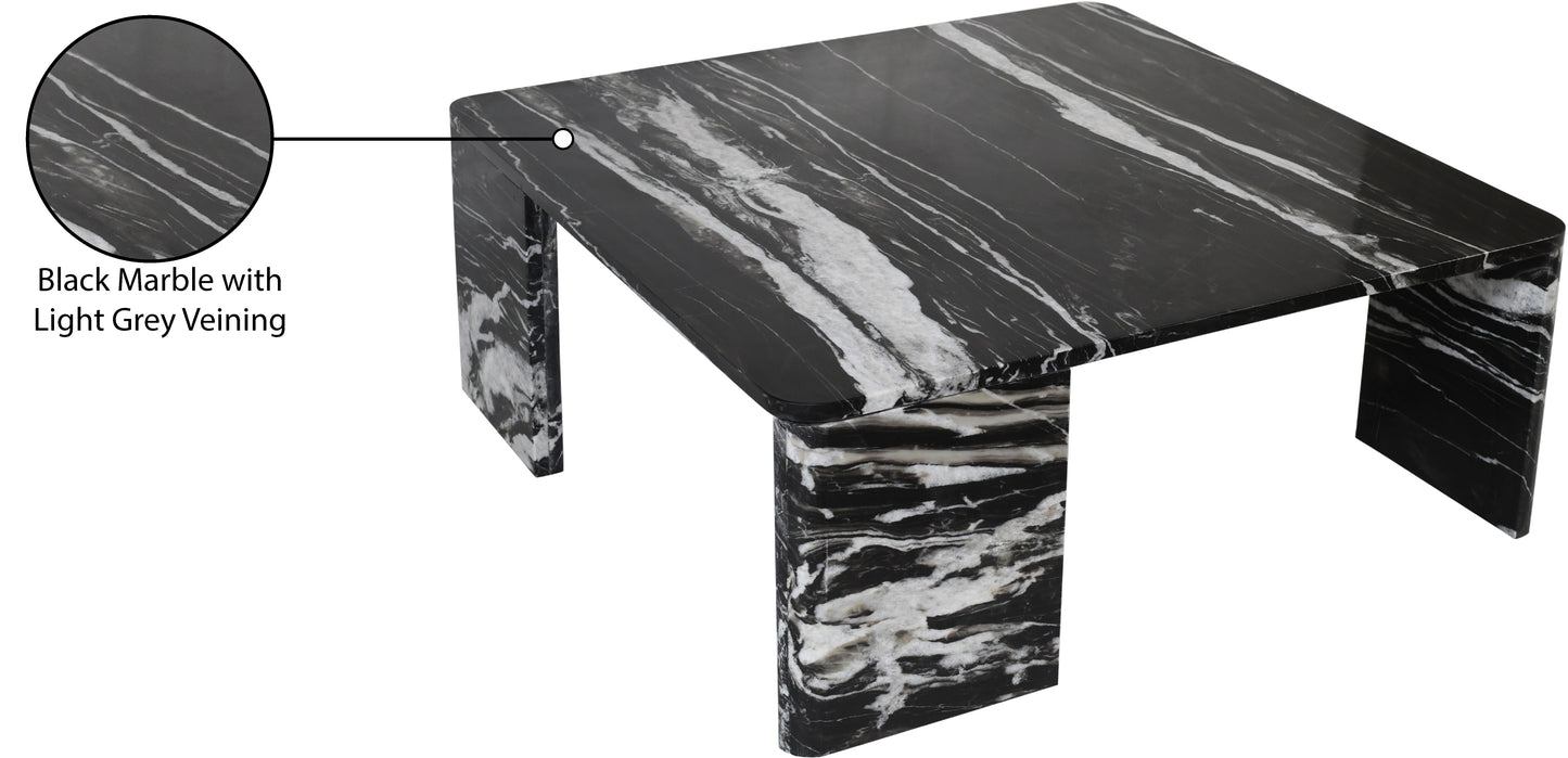 verona black / light grey coffee table