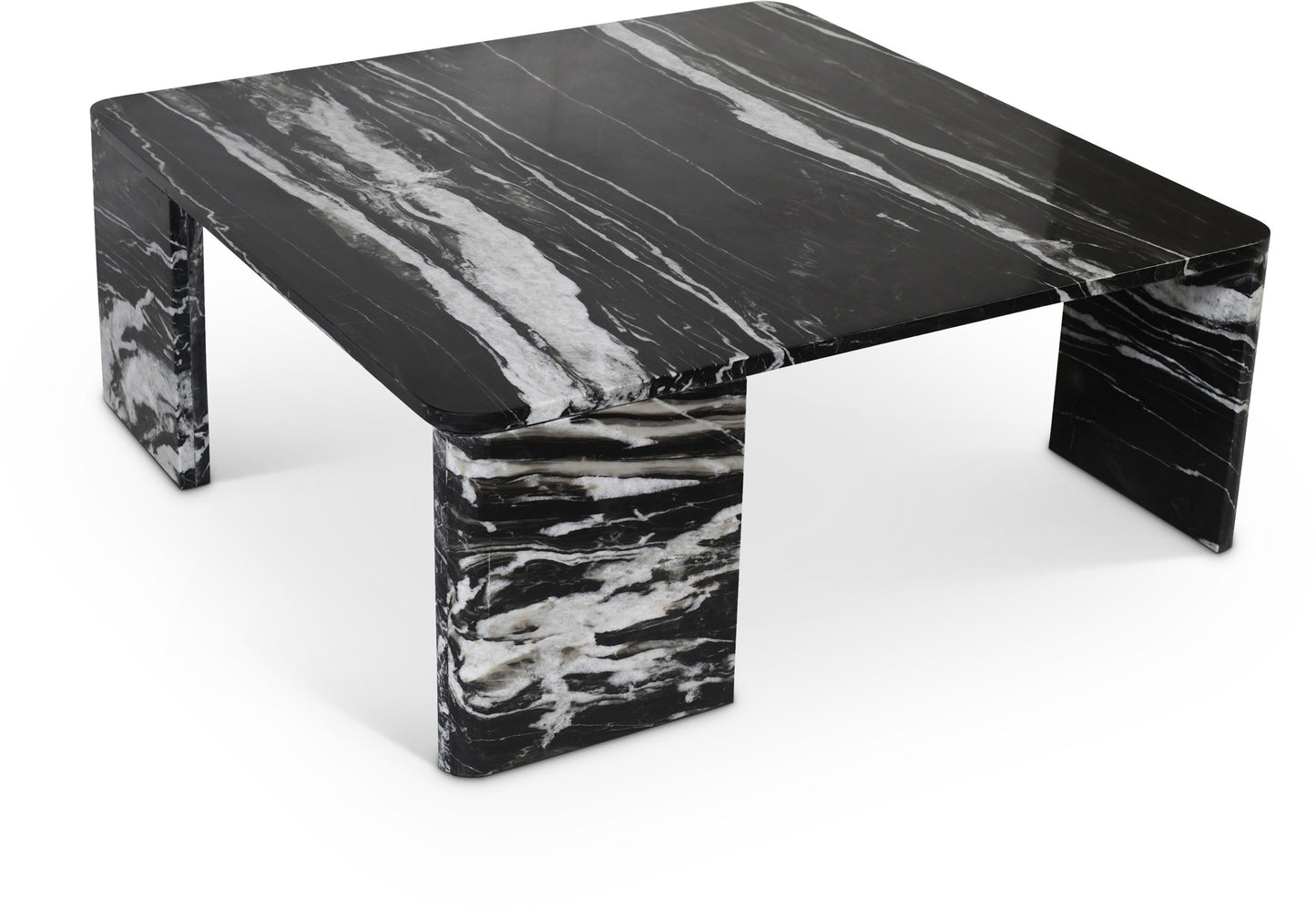 verona black / light grey coffee table