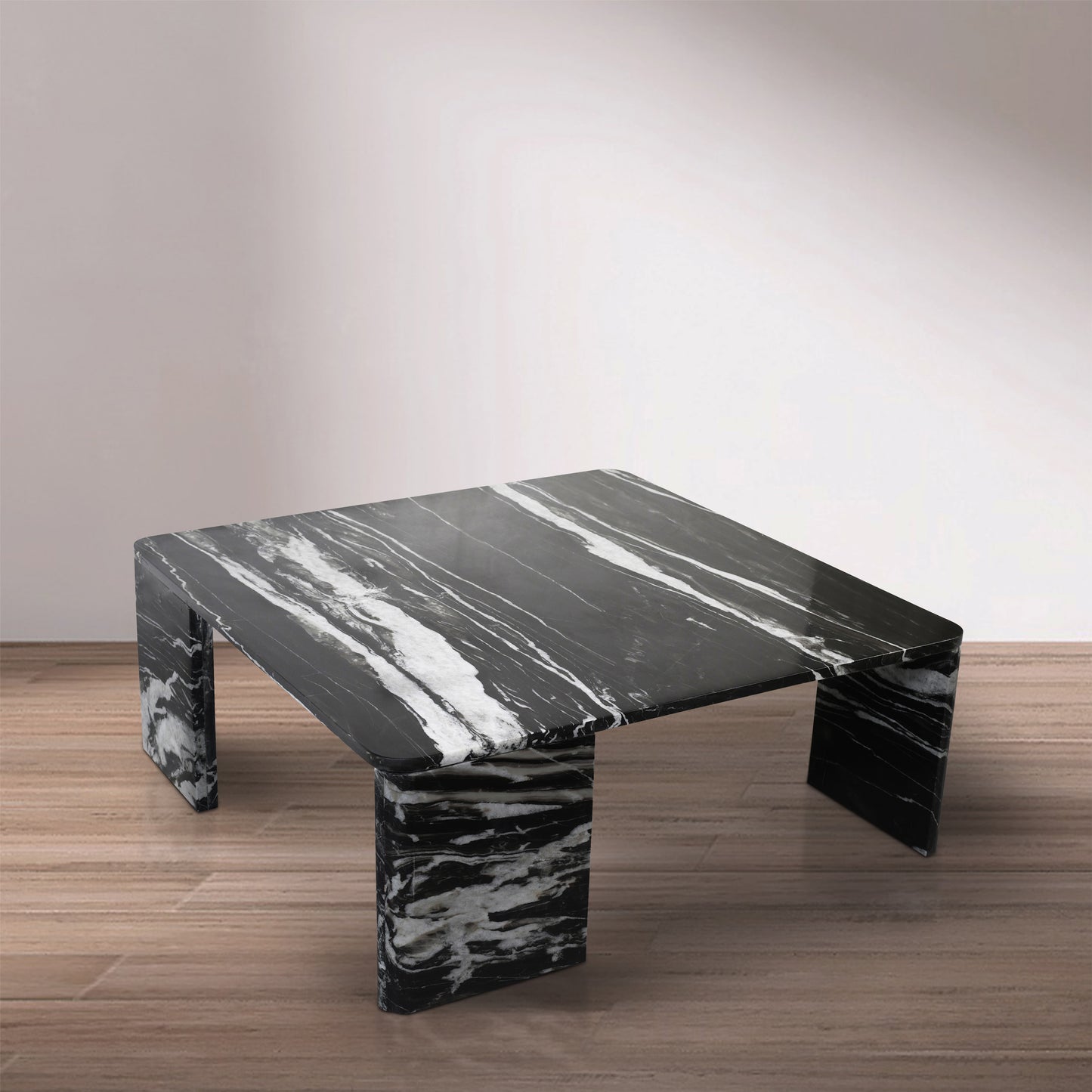 verona black / light grey coffee table