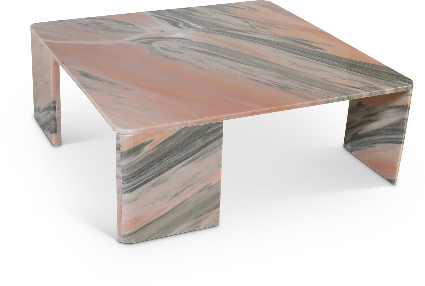 verona pink / light grey coffee table