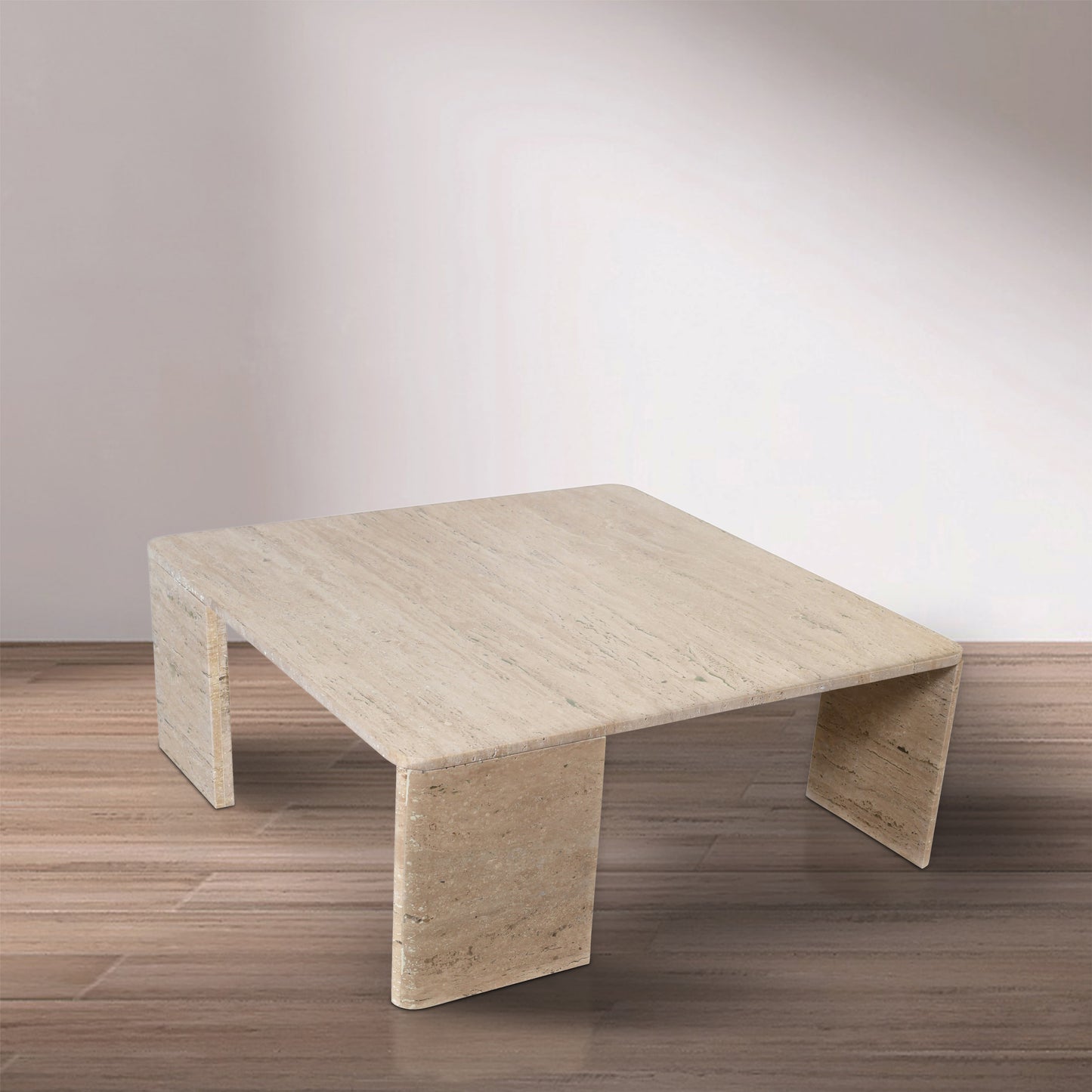 verona travertine coffee table