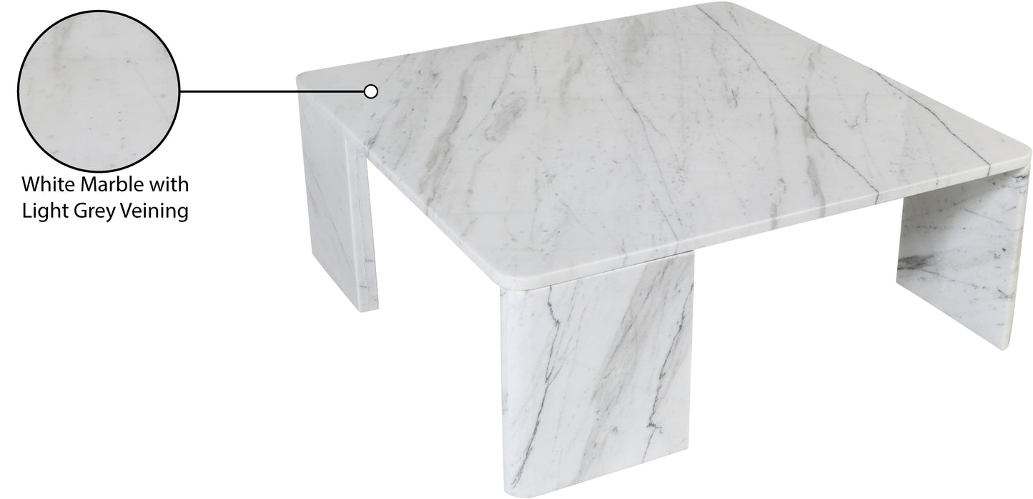 verona white / light grey coffee table