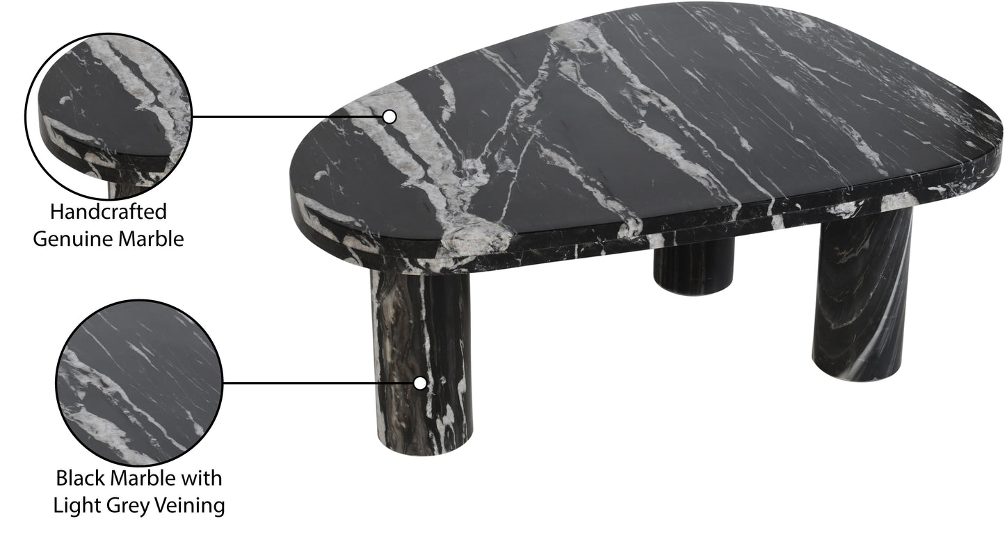 starburst black / grey coffee table