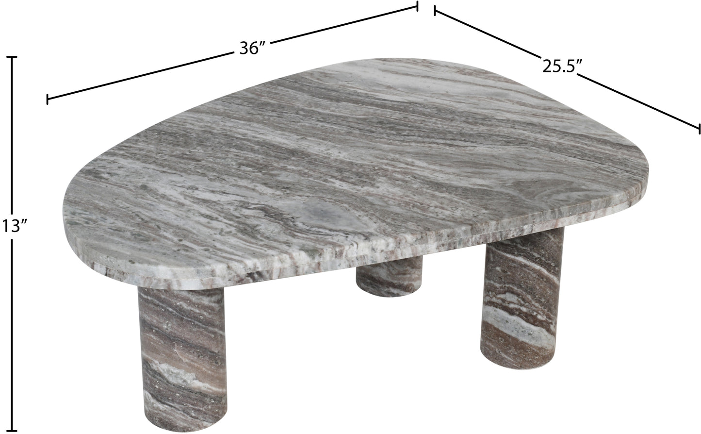 starburst brown coffee table