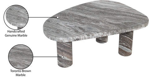 Starburst Brown Coffee Table