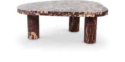 Starburst Burgundy Coffee Table