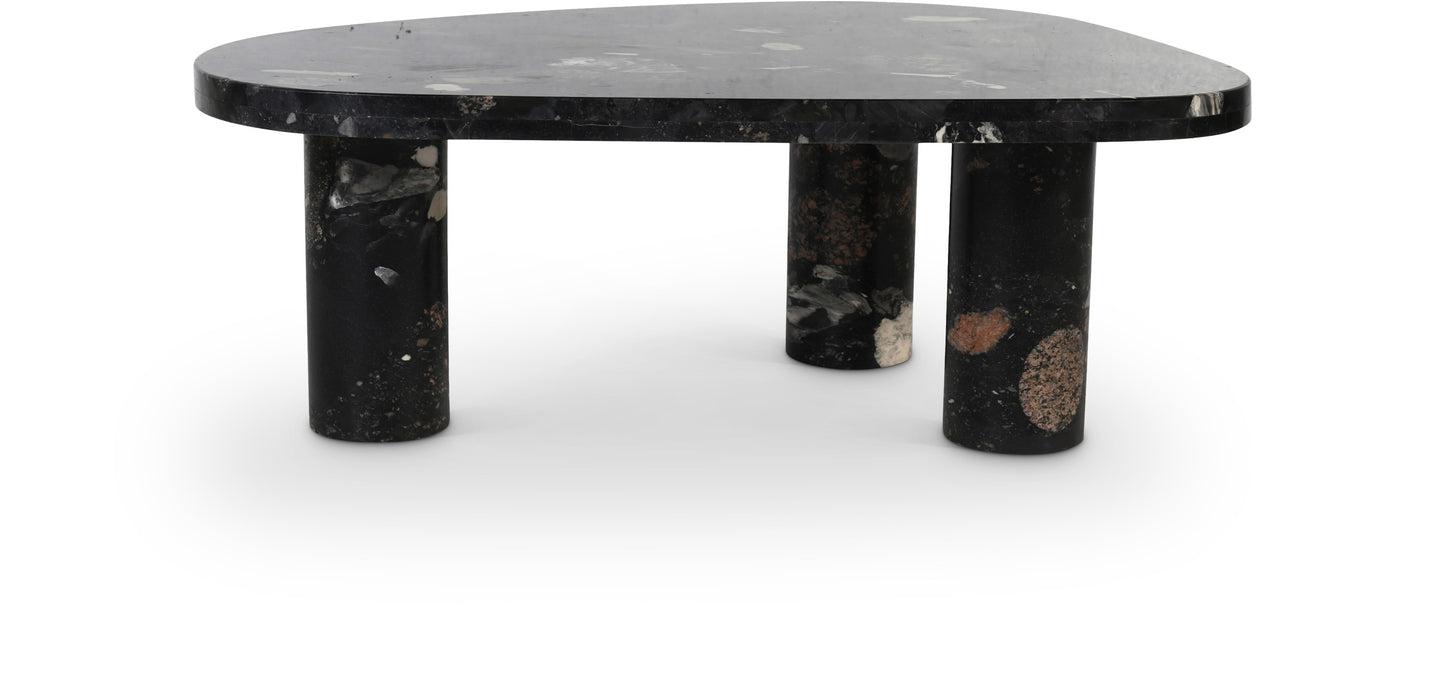 starburst stone coffee table