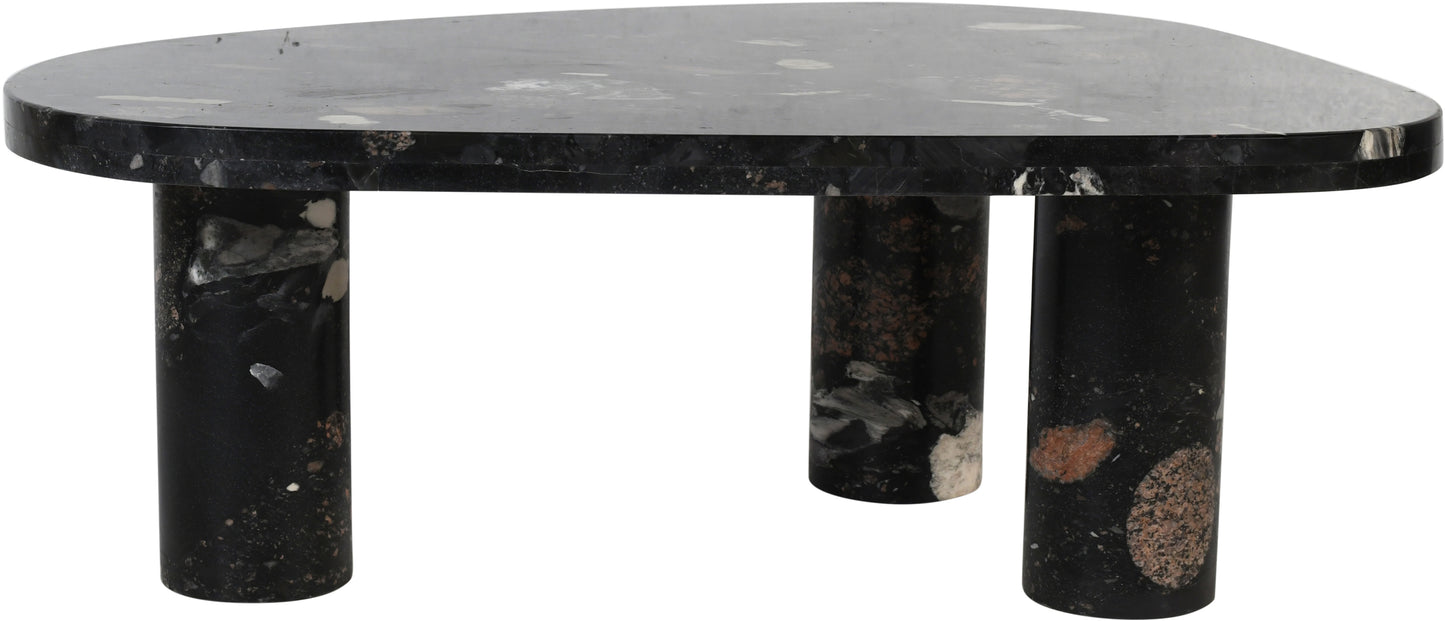 starburst stone coffee table