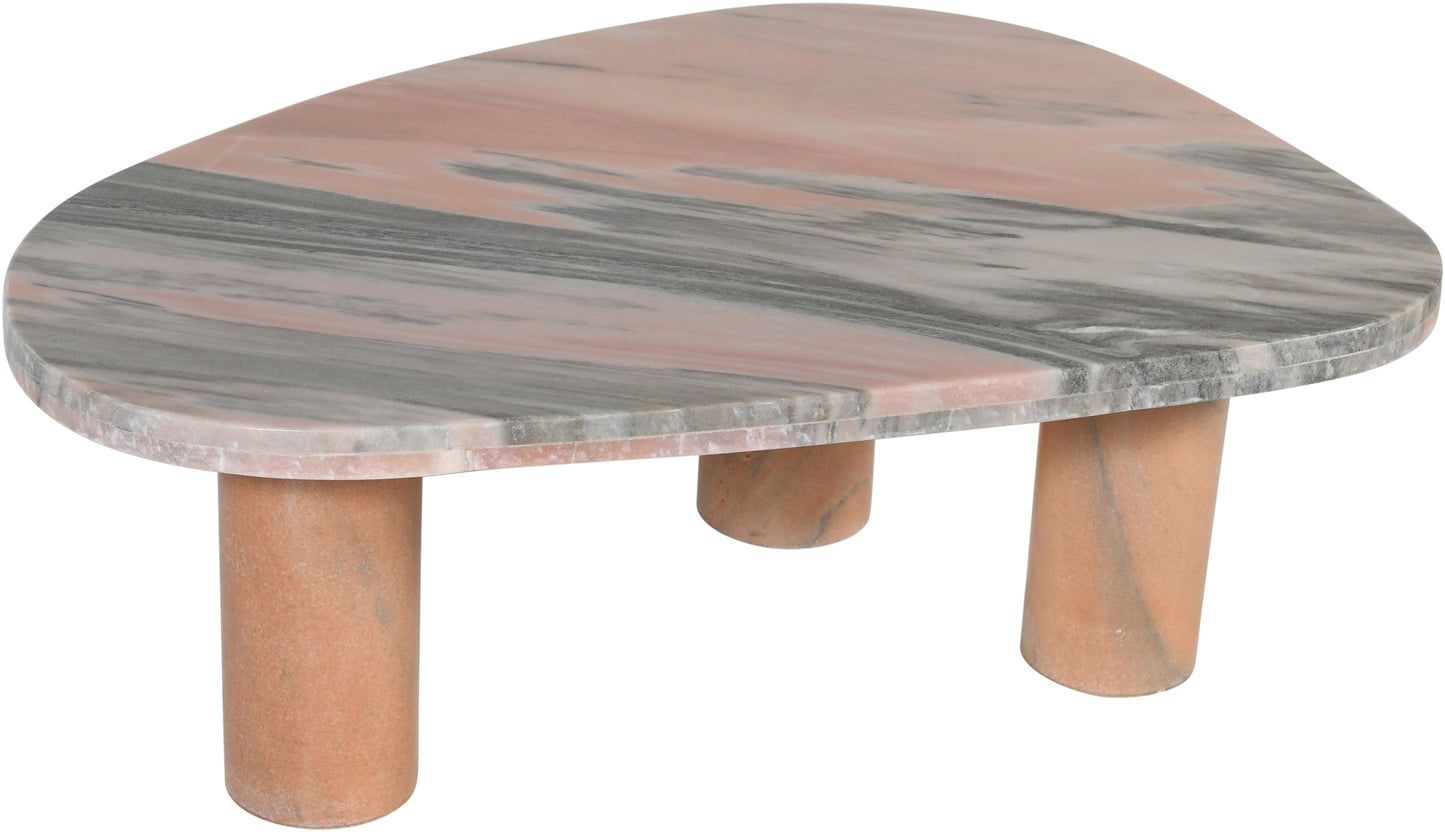 starburst pink coffee table