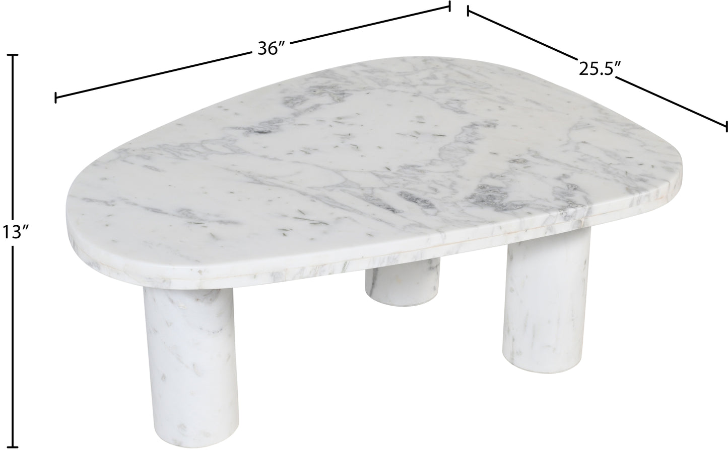 starburst white / grey coffee table