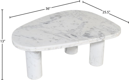 Starburst White / Grey Coffee Table