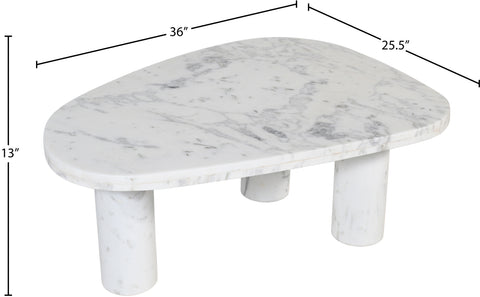 Starburst White / Grey Coffee Table