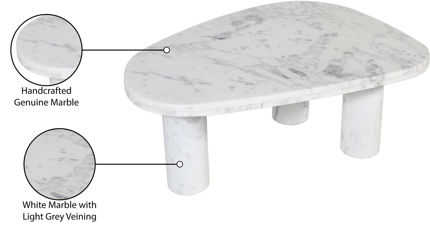 starburst white / grey coffee table