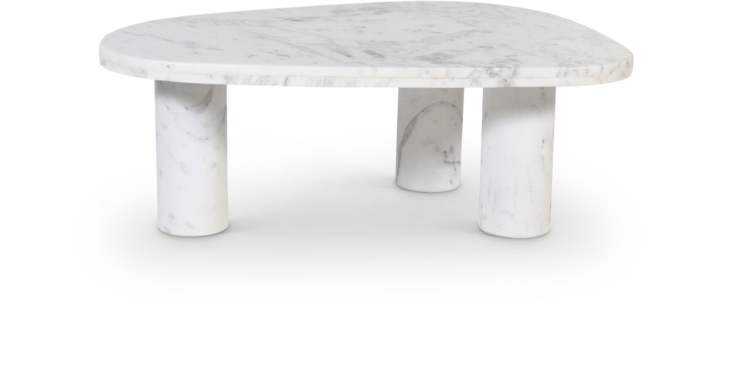 starburst white / grey coffee table