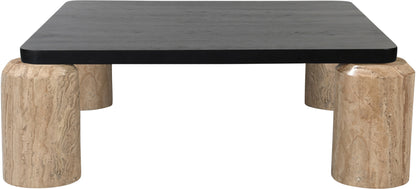 Willow Natural / Black Coffee Table (3 Boxes)