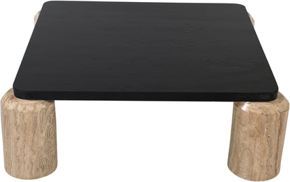 Willow Natural / Black Coffee Table (3 Boxes)