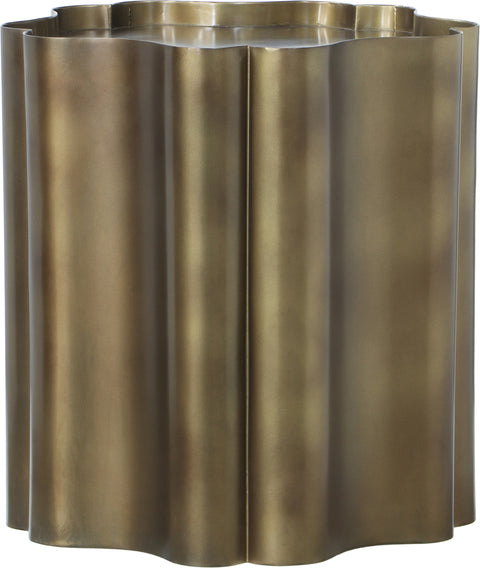 Greer Brass Iron End Table, 1 Piece