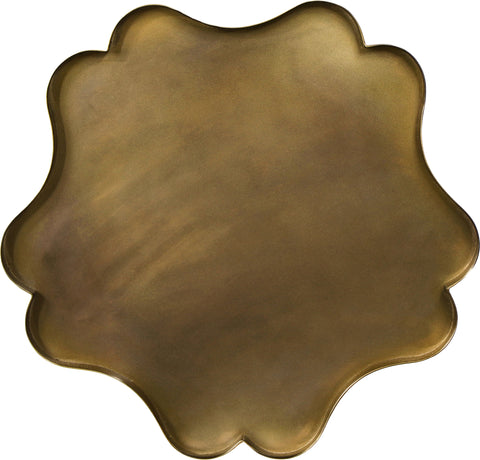 Greer Brass Iron End Table, 1 Piece
