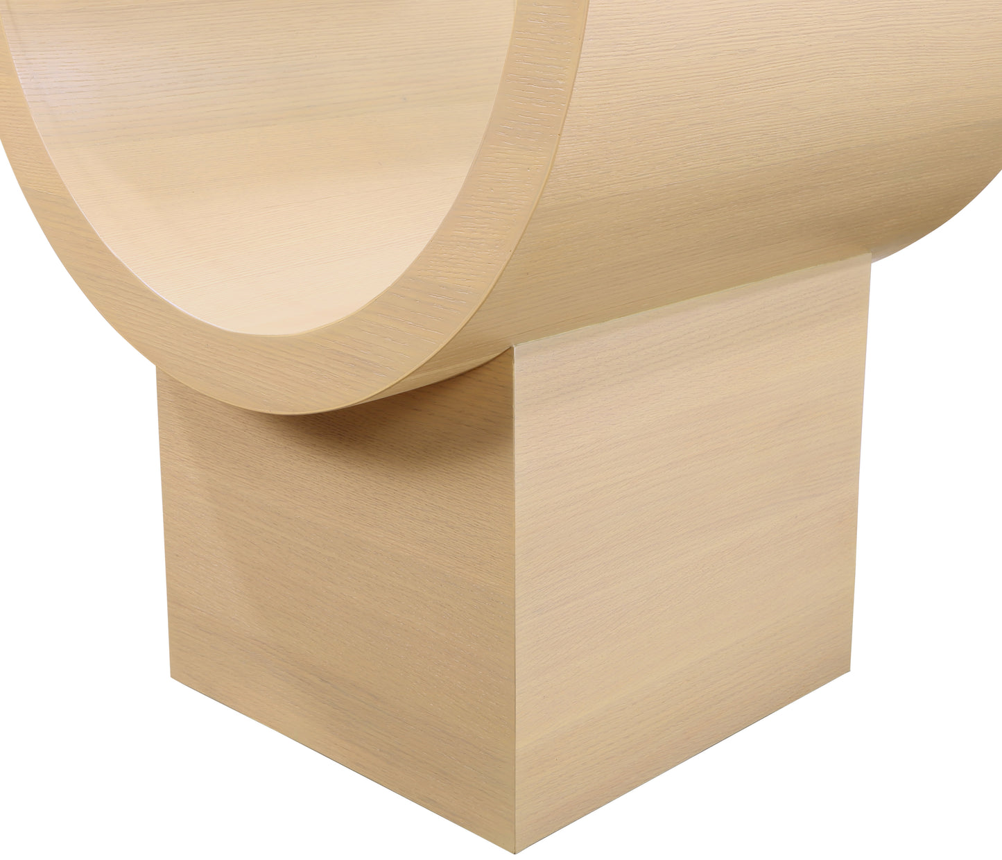 zee natural oak end table et