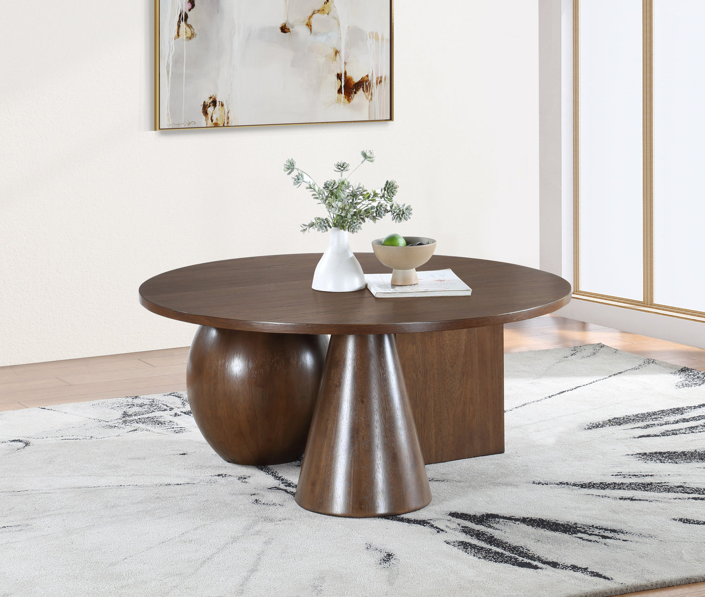 rumble brown coffee table