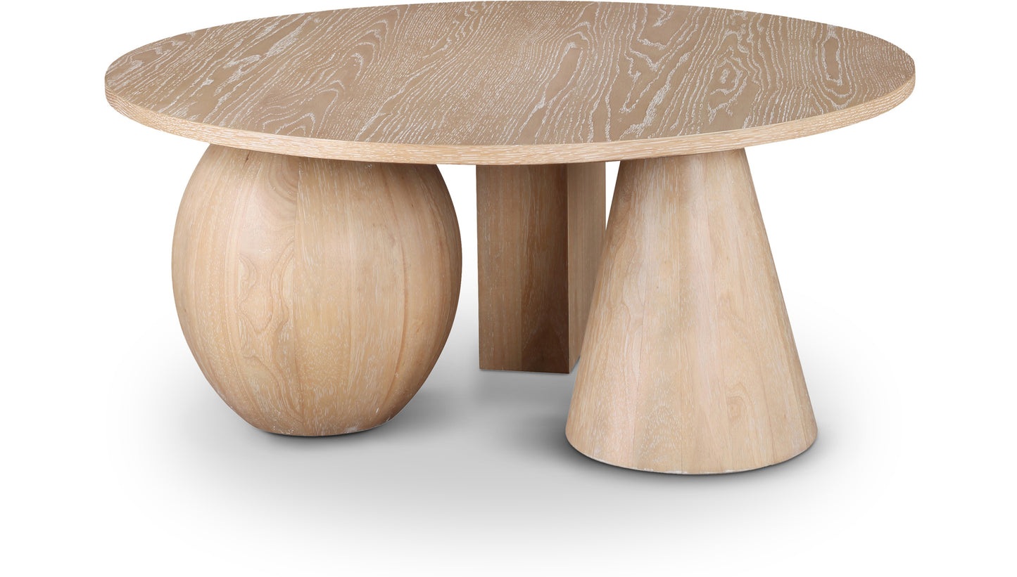 rumble natural oak coffee table