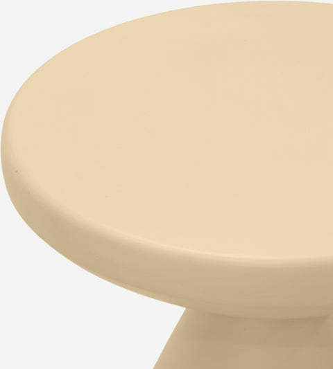Linden Beige Iron End Table, 1 Piece