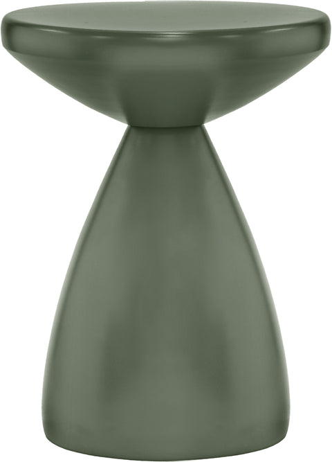 Linden Green Iron End Table, 1 Piece