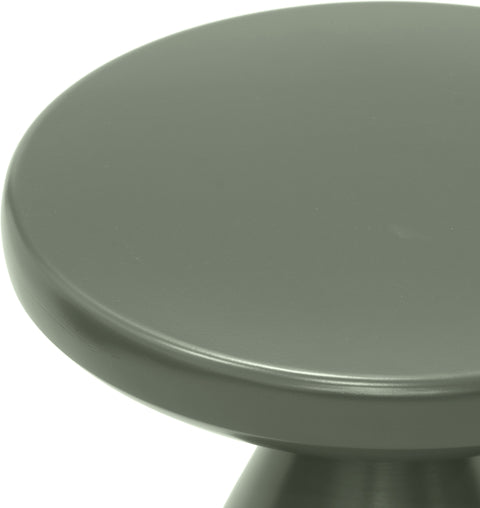 Linden Green Iron End Table, 1 Piece