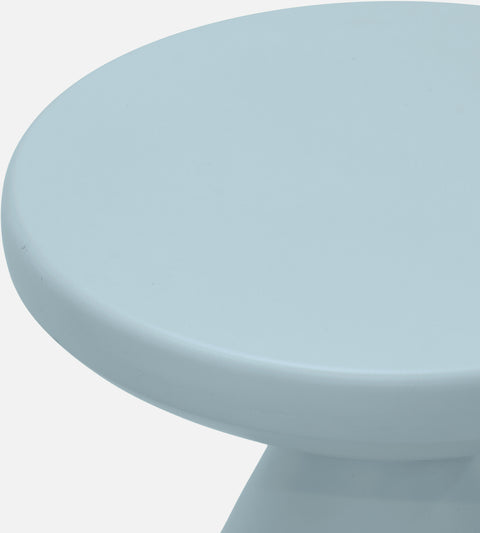 Linden Light Blue Iron End Table, 1 Piece
