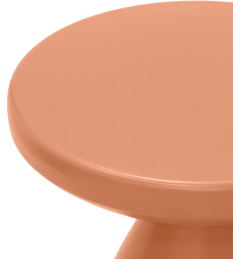 Linden Salmon Iron End Table, 1 Piece