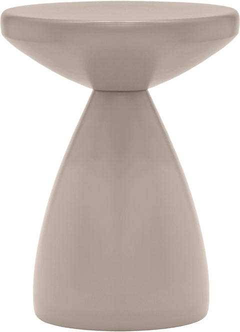 Linden Taupe Iron End Table, 1 Piece