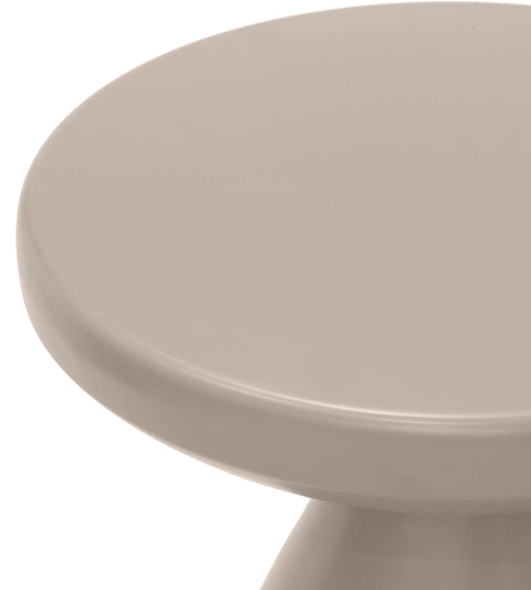Linden Taupe Iron End Table, 1 Piece