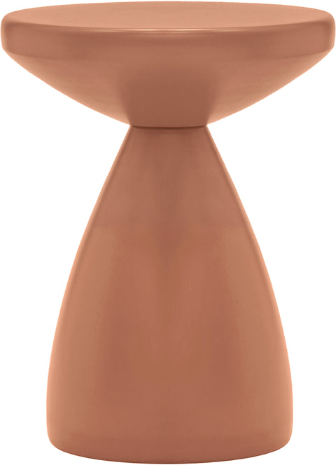 Linden Terracotta Iron End Table, 1 Piece