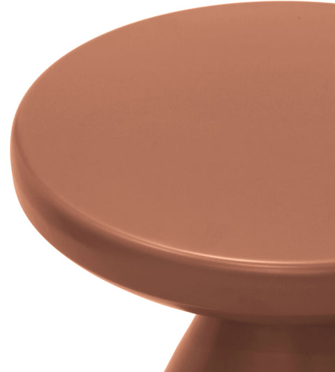 Linden Terracotta Iron End Table, 1 Piece