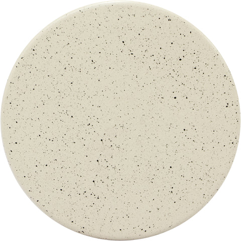 Linden Cream Iron Terrazzo End Table, 1 Piece