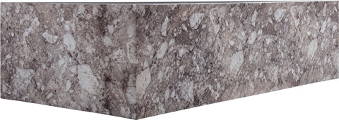 Noelle Brown Marble Finish Concrete Indoor / Outdoor Coffee Table, 1 Piece