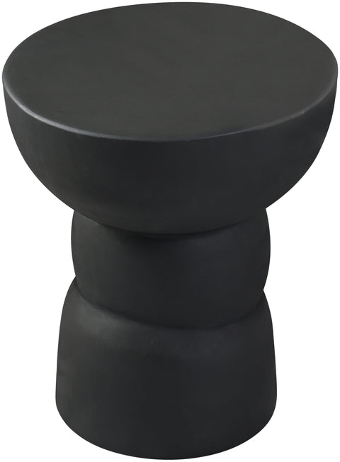 Sage Black Aluminum End Table, 1 Piece