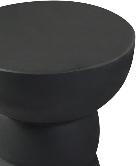 Sage Black Aluminum End Table, 1 Piece